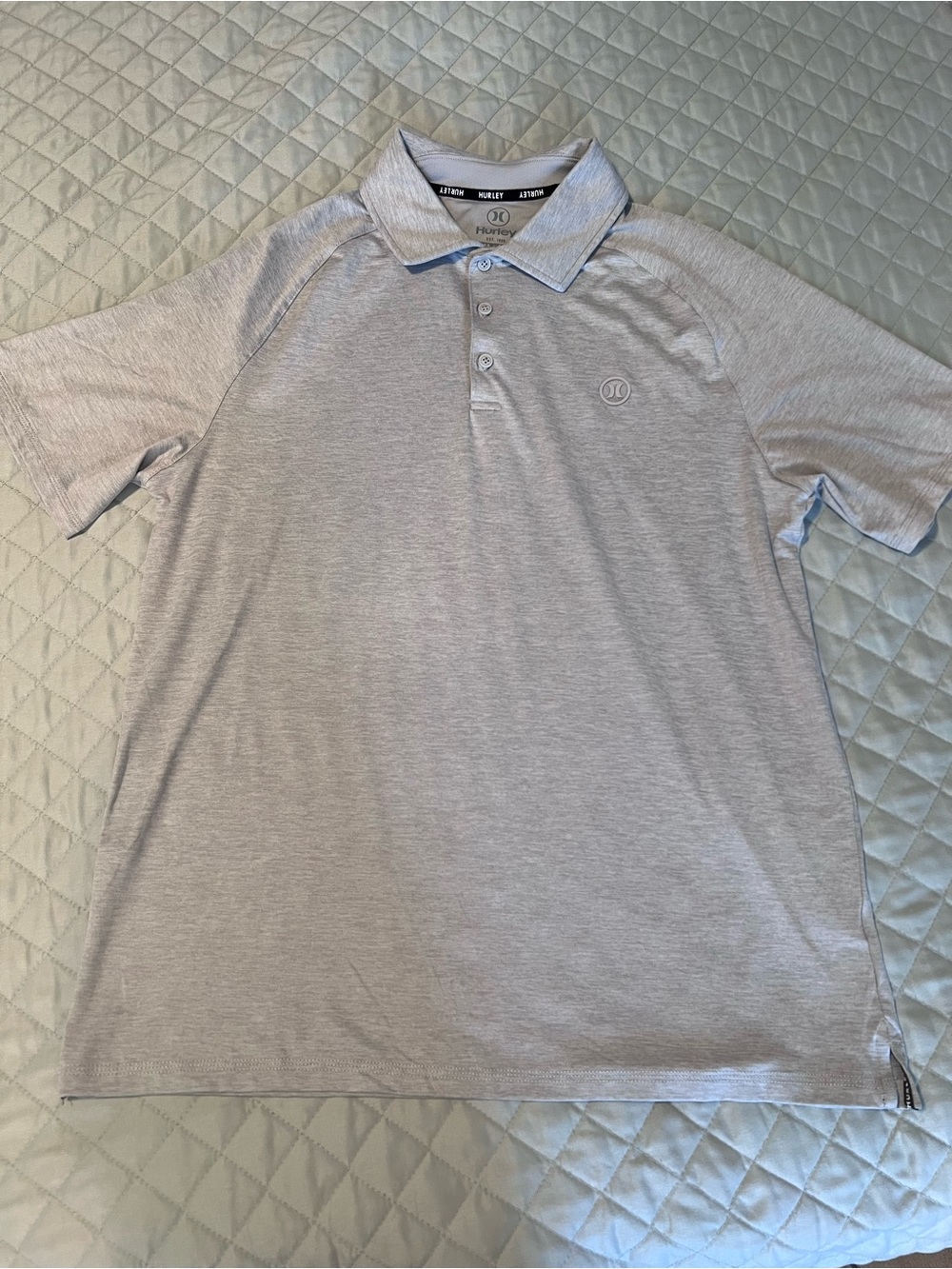 Hurley Performance Polo Shirt - Light Heather Gray